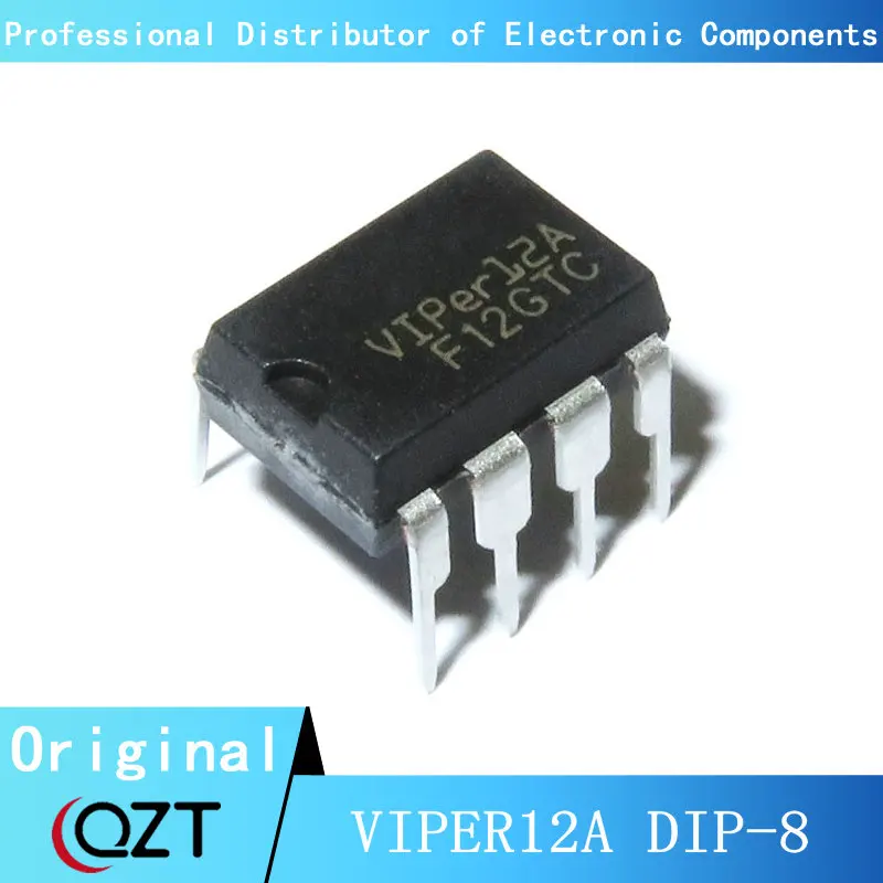 Nuevo chip VIPER12A DIP VIPER12 DIP-8, 10 unids/lote