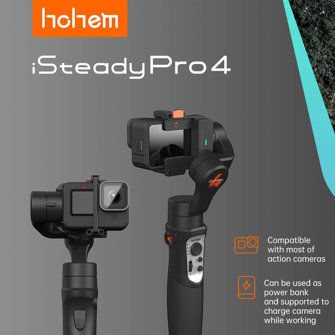 Hohem-iseady pro 4アクションカメラ用ジンバルスタビライザー,3軸