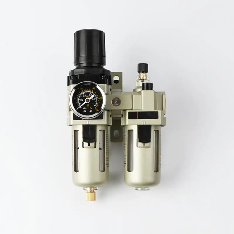 

AC3010-02 G1/4 AC3010-03 G3/8 Oil and water separator filters Air compressor regulating valve Two air filters