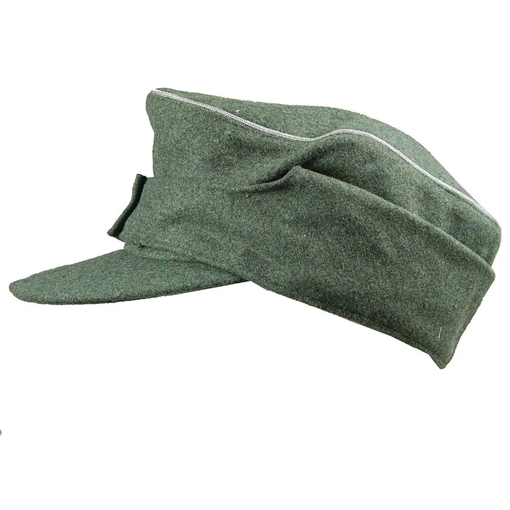 WWII WW2 GERMAN WH OFFICER M43 PANZER WOOL FIELD CAP HAT