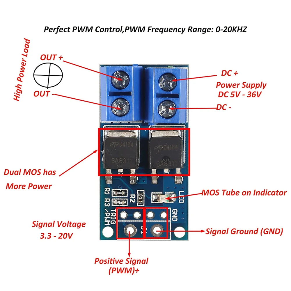 15A 400W MOS FET триггерный переключатель модуль привода ШИМ-регулятор панель управления для arduino 15A 400W MOS FET триггерный переключатель модуль привода ШИМ-регулятор панель управления для arduino