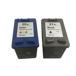 einkshop Remanufactured 21 22 xl ink cartridges for hp Deskjet F2280 F2180 F4180 F300 F380 F2100 F2200 cartridge hp 21 and 22