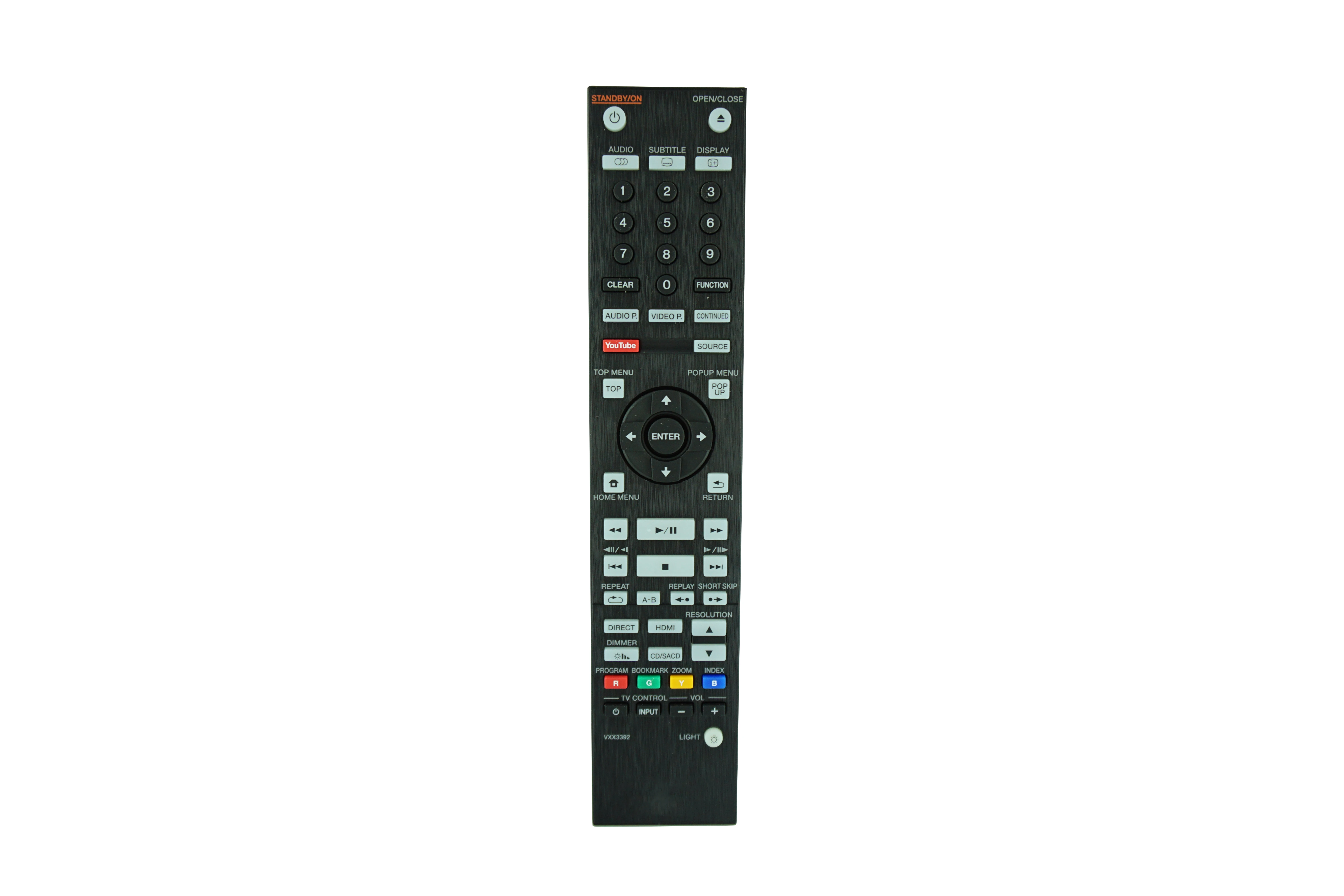 Remote Control For Pioneer VXX3391 VXX3392 BDP-LX58-L BDP-LX88-K BDP-LX78 BDP-LX58-K BDP-LX88-S Blu-ray 3D Disc DVD Player