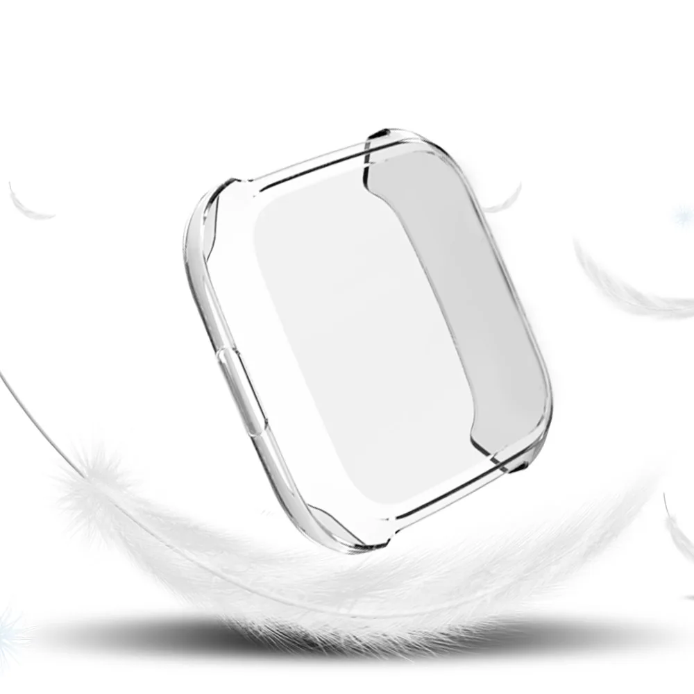 Electroplate TPU นาฬิกาสำหรับ Fitbit Versa Lite Smart Watch อุปกรณ์เสริม Full Screen Cover กรอบ