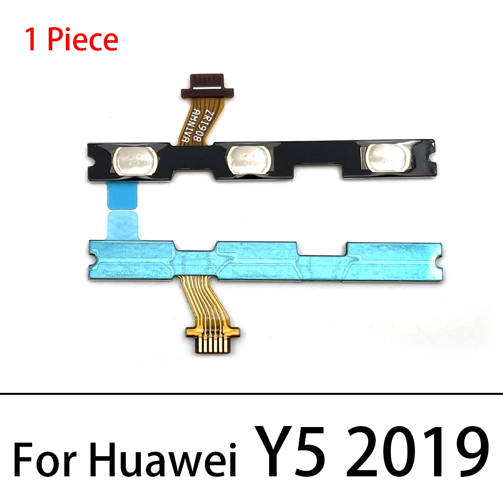 Power On Off Volume Side Button Key Flex Cable Replacement Parts For Huawei Y5 Y6 Y7 Pro Y9 Prime 2017 2018 2019