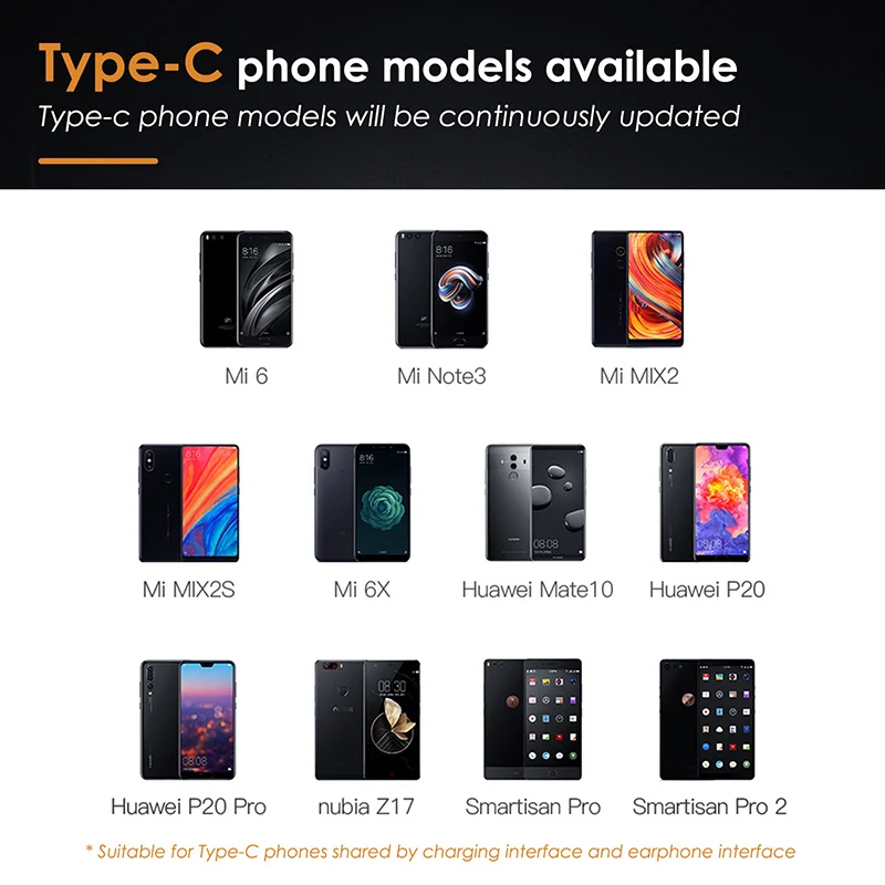 CABLETIME Loại C Adapter Tai Nghe USB C Sang AUX 3.5Mm Tai Nghe Adapter Cáp Âm Thanh Cho Huawei V30 Giao Phối 20 p30 Pro Xiaomi C019