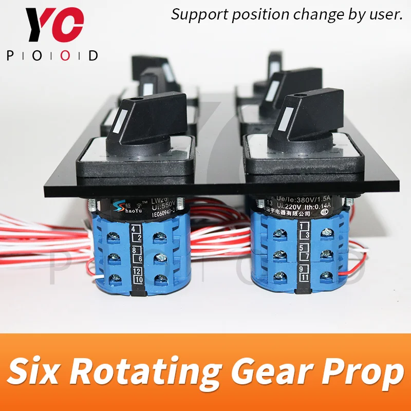 Escape Room Prop Rotating Gear Prop turn each gears to specified number to open lock game room devices