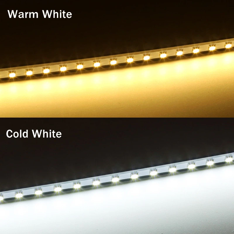 1pc 2835 AC 220V LED Bar Light Aluminium PCB 20/30/40/50cm Drive-free Kitchen Cabinet Hard Strip Light for U V Shape Tube