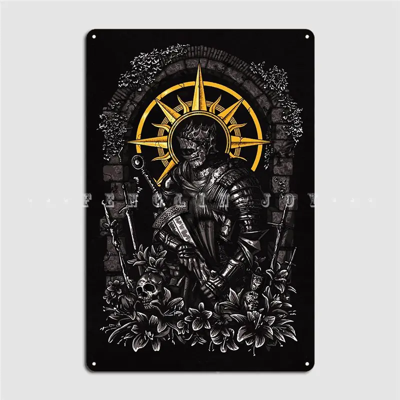 Soul Of Cinder Dark Souls Metal Sign Wall Decor Club Bar create Cinema Kitchen Tin sign Poster