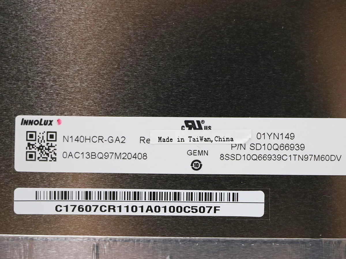 14.0 IPS N140HCR-GA2 شاشة LCD للكمبيوتر المحمول لينوفو ثينك باد X1 الكربون 7th الجنرال P43s T490 T490s T495s eالخصوصية 1920x1080 30pin eDP