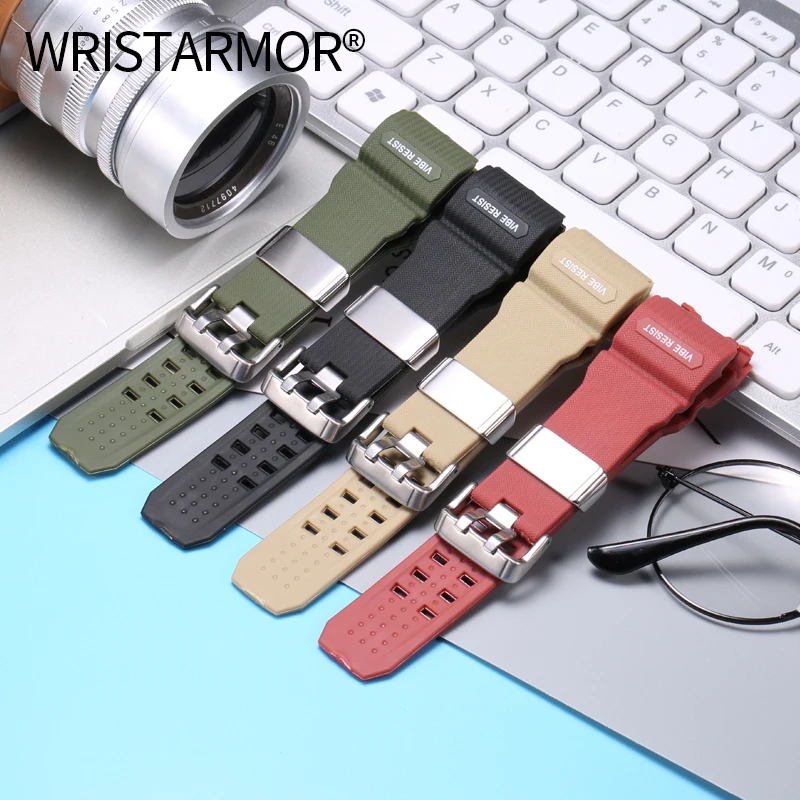 WatchBands for G-SHOCK Casio Watch Band Men's Big Mud King Modified Gwg1000 Accessories Resin Replacement Watch Strap