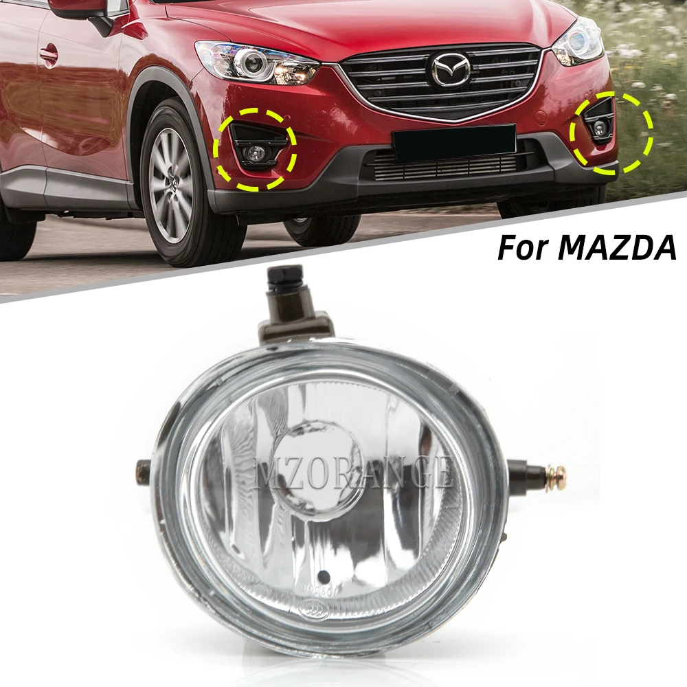 

1 PC Foglights for Mazda 6 5 3 2 CX-5 CX-7 CX-9 RX-8 MPV MX-5/Miata Fog Light Without Bulb Front Bumper Headlamp Car Accessories