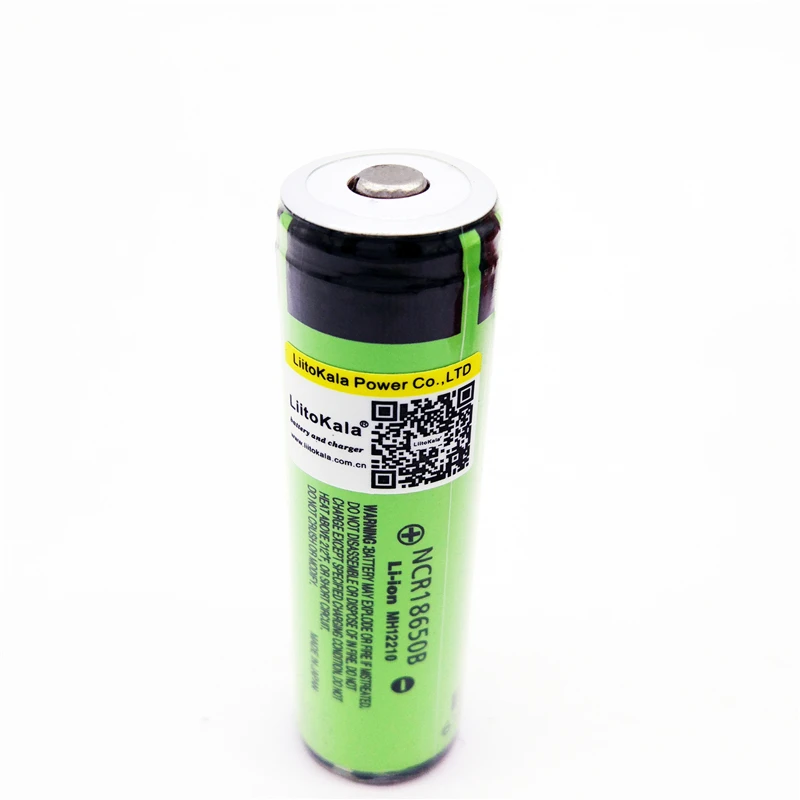 LiitoKala 100% New Original NCR18650B F1L 3.7 v 3400 mah 18650 Lithium Rechargeable Battery For Flashlight batteries+ DIY Nickel