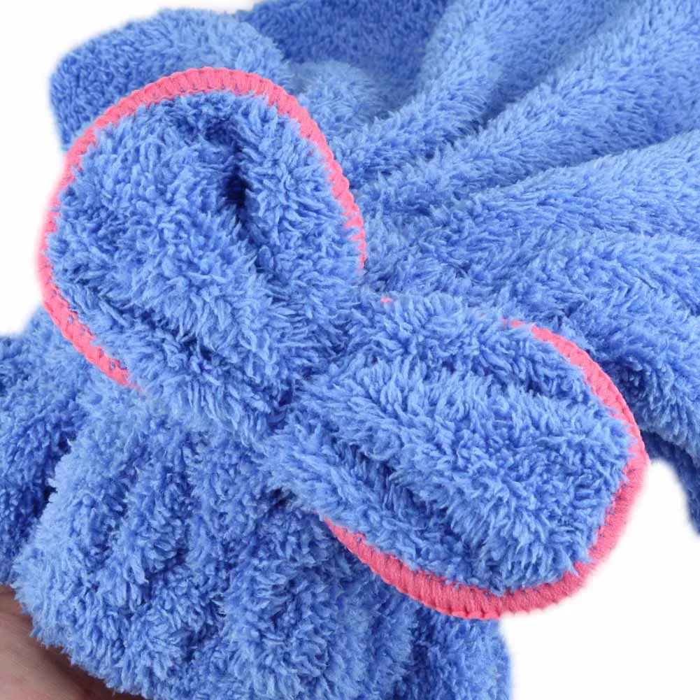 Microfibre After Shower Hair Drying Wrap Womens Girls Lady\'s Towel Quick Dry Hair Hat Cap Turban Head Wrap Bathingtowel