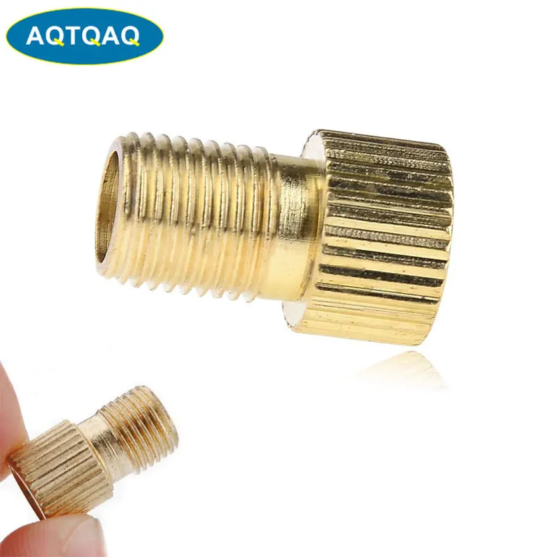 

AQTQAQ 4Pcs/Lot Converter Presta to Schrader Bicycle Bike Valve Adaptor Tube Pump Tools