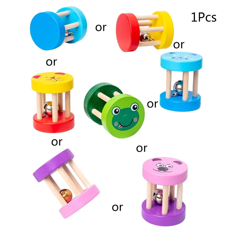 1PC Soft Interactive Toys Educational Baby Toys Baby Handbell Rolling Ball with Ring Shaking Bell Rattle Bath Toys with Music