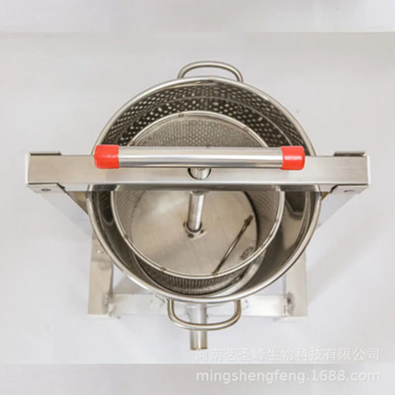 Thickened Stainless Steel Beeswax Press Wine Filter Press Beekeeping Tool for Beeswax Squeezing