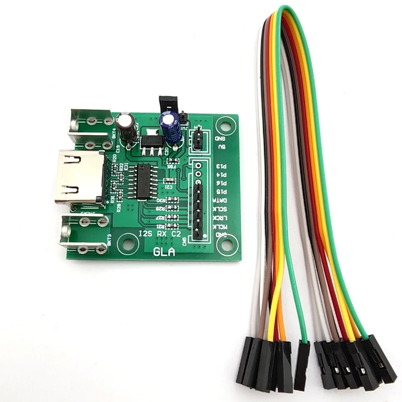 HDMI to IIS I2S DSD receiving board I2S OVER HDMI supports DSD signal reception model RX-C1 RX-C2 new version