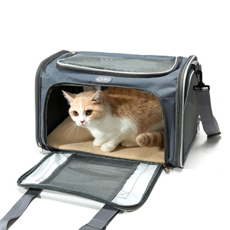 

Cat Carrying Bag Small Cat Cat Backpack Window Mesh Pet Carrying Bag Breathable Large Capacity Cat With Soft Side Backpack