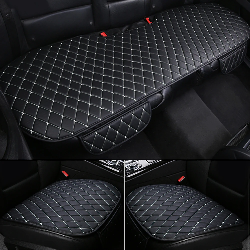 

Car Seat Covers For Nissan Altima Dualis Juke Frontier Fuga Leaf Bluebird Rogue Navara NP300 PU Leather Seat Cushion Cover