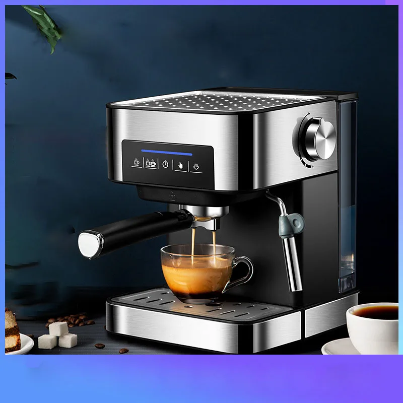 

Coffee machine Italian home small semi-automatic commercial high-pressure steam milk frothing office 20bar imported 850W