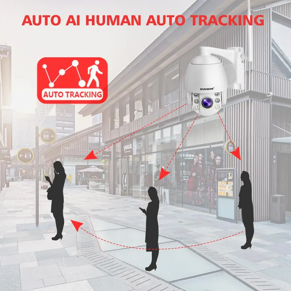 Imagem -03 - Cartão Sim 3g 4g sem Fio Mini Ptz Câmera Dome ai Humano de Rastreamento Automático Zoom ao ar Livre 5x Áudio em Dois Sentidos Câmera de Segurança Cctv 5mp 2mp