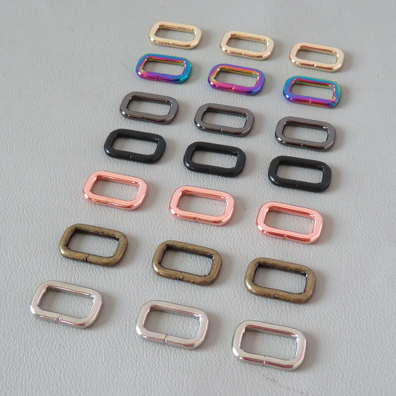 1Pcs Metal Rectangular Buckle Ring Hardware For Dog Pet Martingale Collar Accessory Belt Loop Slider Bag Handbag Straps Clasp