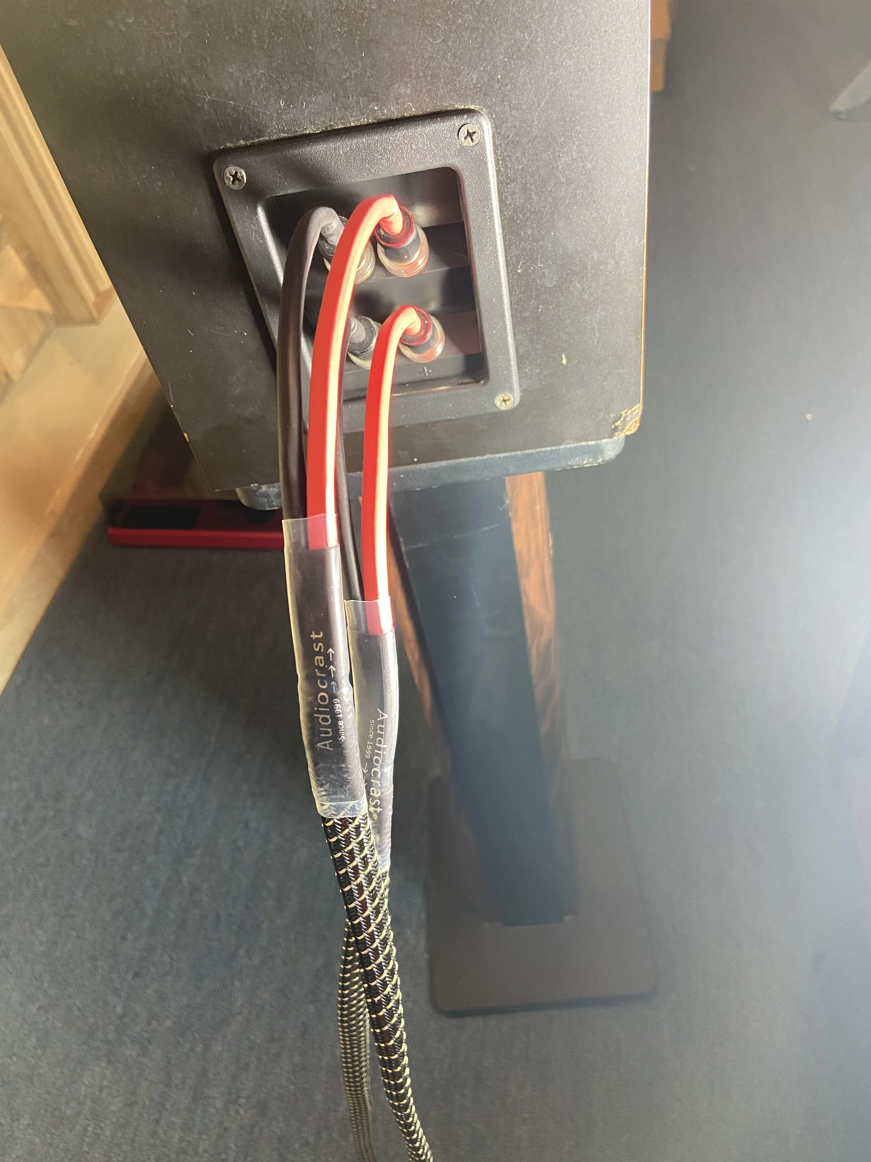 ペア純銅スピーカーケーブル HIFI バナナプラグにピンプラグスピーカーケーブルセンターオーディオスピーカーケーブル