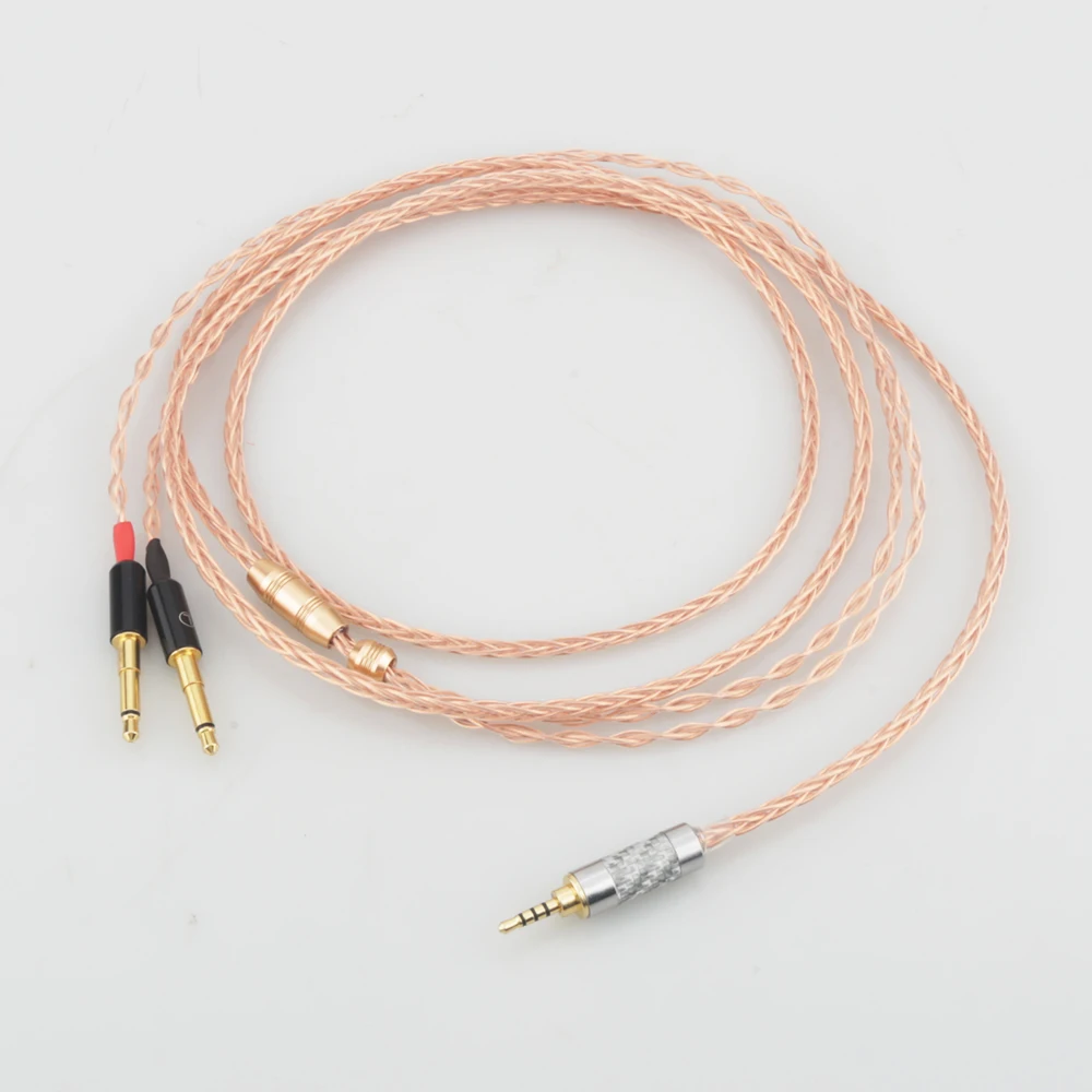 

Audiocrast 8cores OCC Copper Replacement Headphones Cable Audio Upgrade Cable For Meze 99 Classics/Focal Elear Headphones