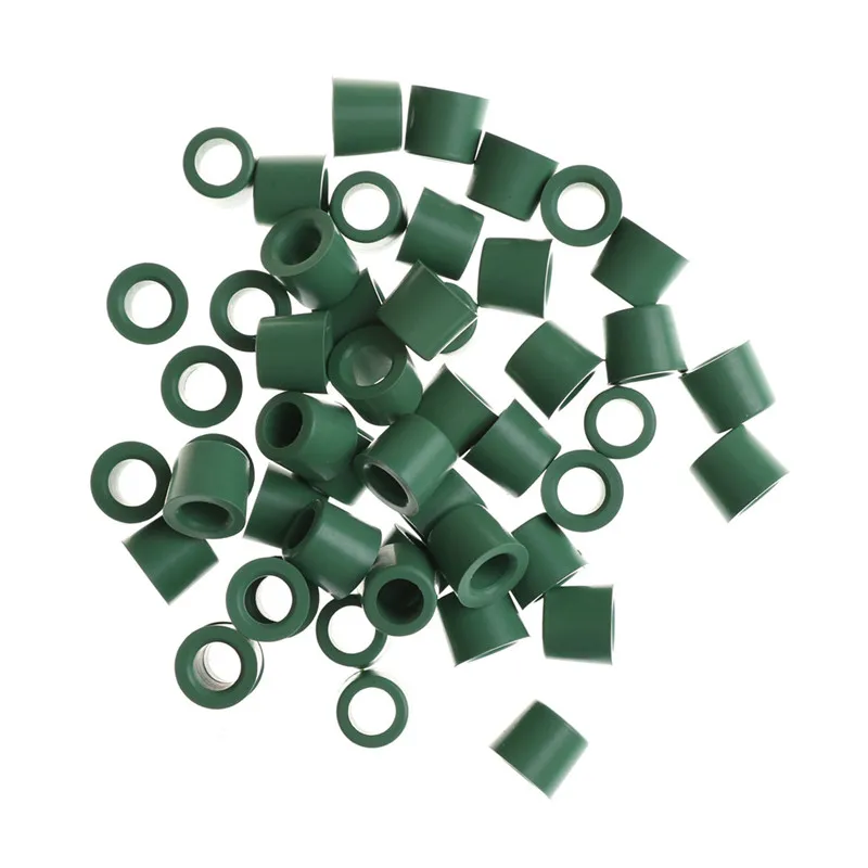 50Pcs/set Brand New Green Air Conditioning 1/4'' Charging Hose 1/4'' Valve Gasket Manifold Repair Seal Kit Replacement Wholesale