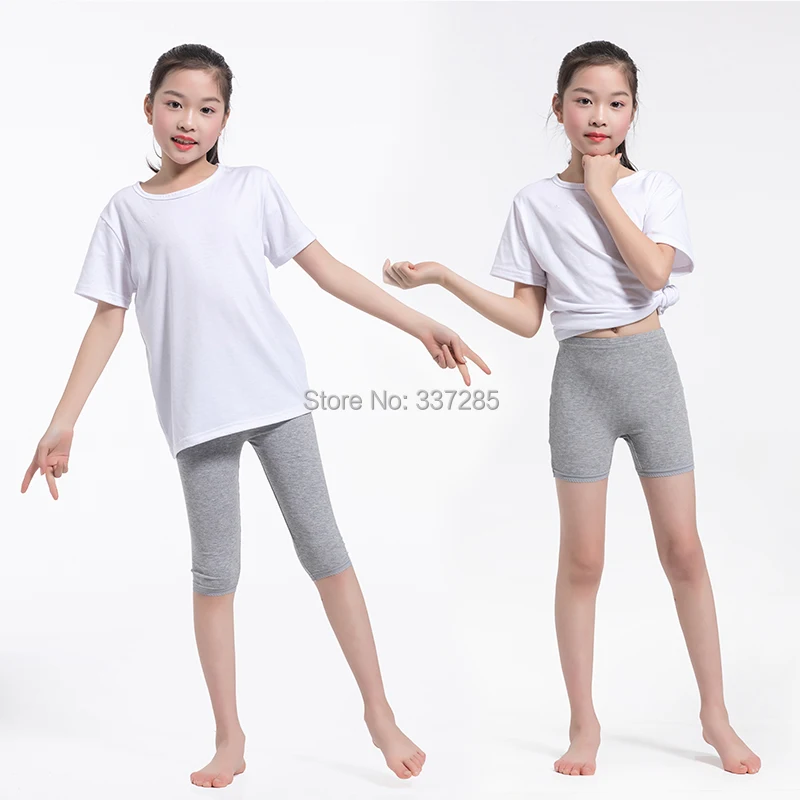 3-16Y girls spring summer pants calf-length leggings short pants Candy Color pants girls legging Knee Length baby girls pants