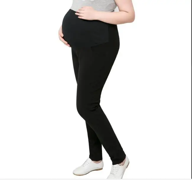 Fashion Winter Belly support Warm Pants Maternity Velvet Thick black Cashmere Pants For Pregnant Loose Maternity pants Warm