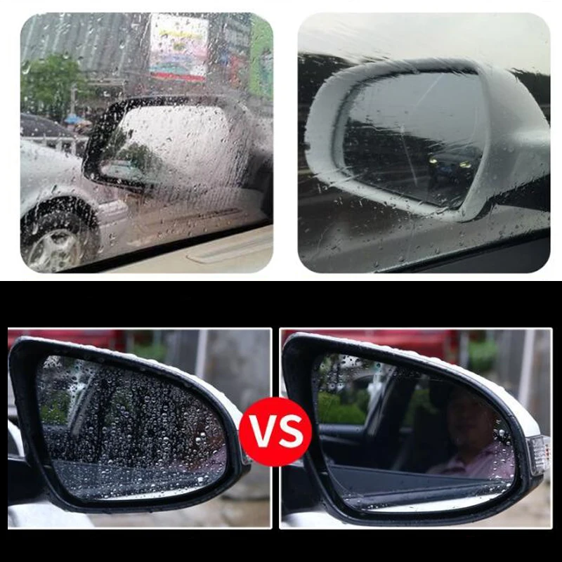 2PCS/Set Car Rearview Mirror Rain Film Clear Sight Sticker For Volvo C30 C70 S40 S60 S70 S80 S90 V40 V50 V60 V90 XC60 XC70 XC90