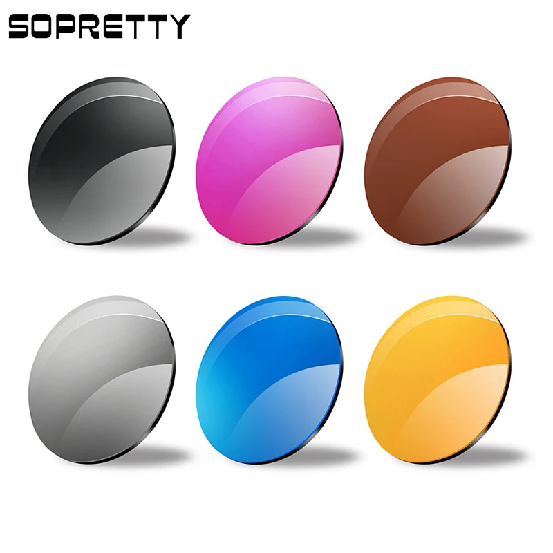 

Polarized Series 1.50 1.61 1.67 Prescription CR-39 Resin Aspheric Glasses Lenses Myopia Sunglasses Lens Mirror Coating UV400