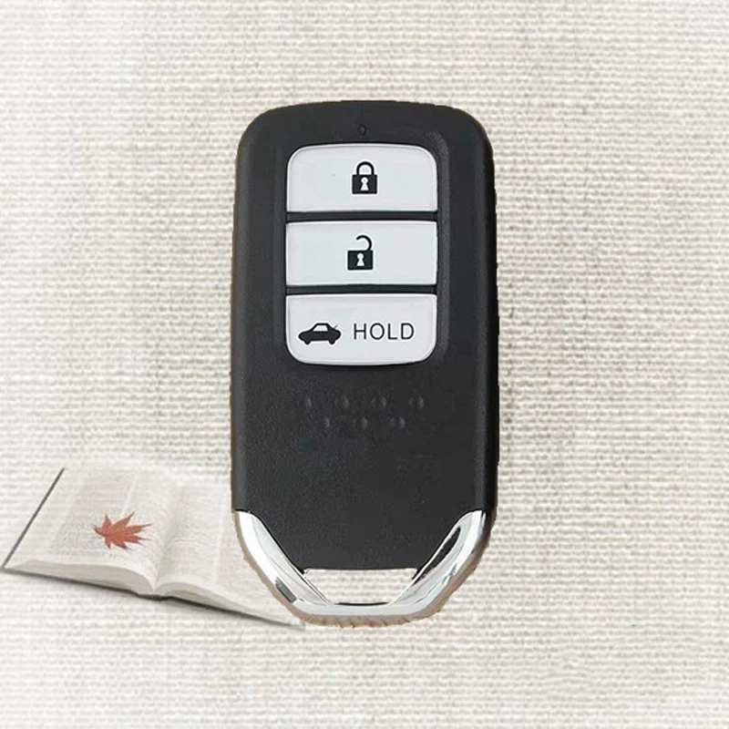 Car Smart Key Keyless Entry Remote Key with 4A Chip 434Mhz for Honda 10th Accord after 2019 2020 Year with logo and Key Blade