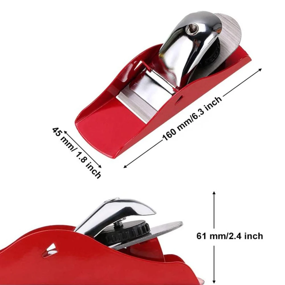 Mini Hand Planer Woodworking Hand Tools Portable Planer With Steel Bottom Alloy Wood Trimmer Woodcraft Accessories For Carpenter