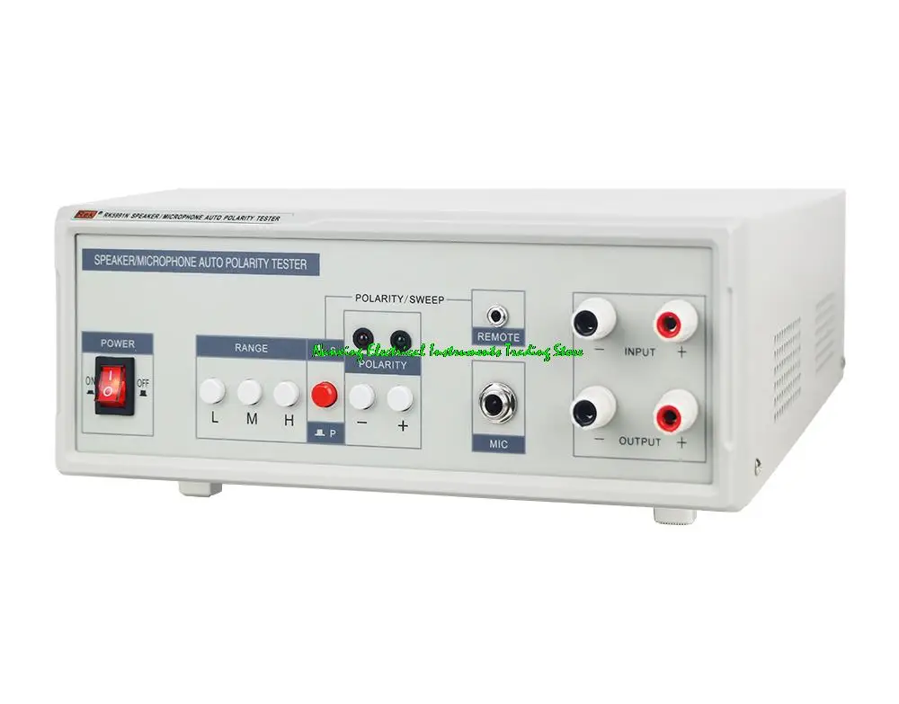 Testeur de polarité automatique, haut-parleur/MICROPHONE, largeur d'impulsion: 0.4ms, amplitude d'impulsion ≥ 10Vp-p, vitesse de test: 0.2 S
