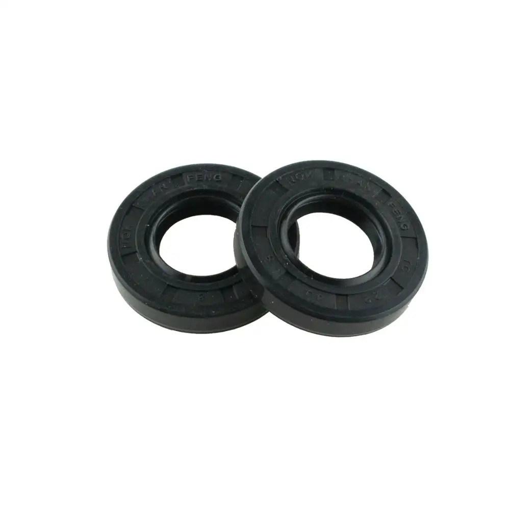 

10Pcs NBR Shaft Oil Seal TC-22*45*46*47*5*7*8*10*12 Nitrile Covered Double Lip