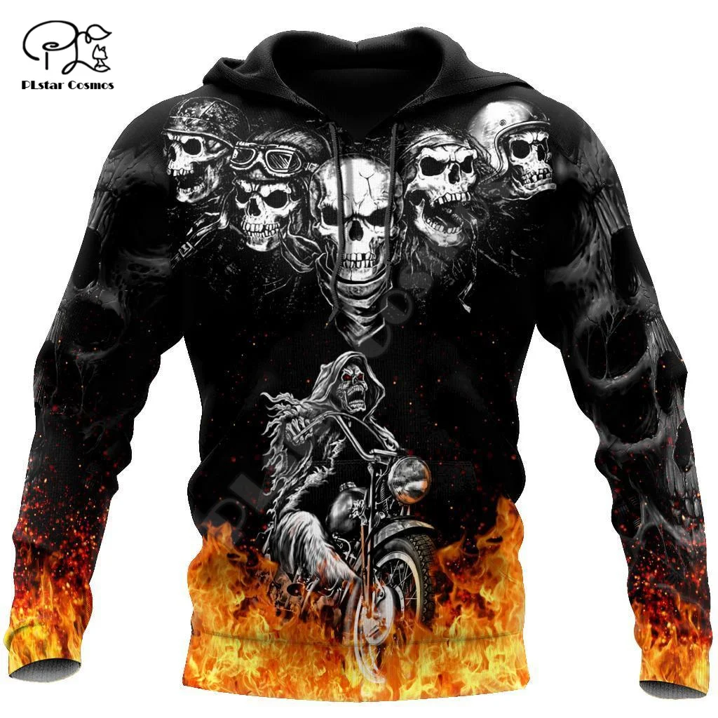 PLstar Cosmos Helloween Geist Gothic Schädel Reaper Satan Teufel NewFashion Trainingsanzug 3DPrint Männer/Frauen Harajuku Lustige Hoodies N16