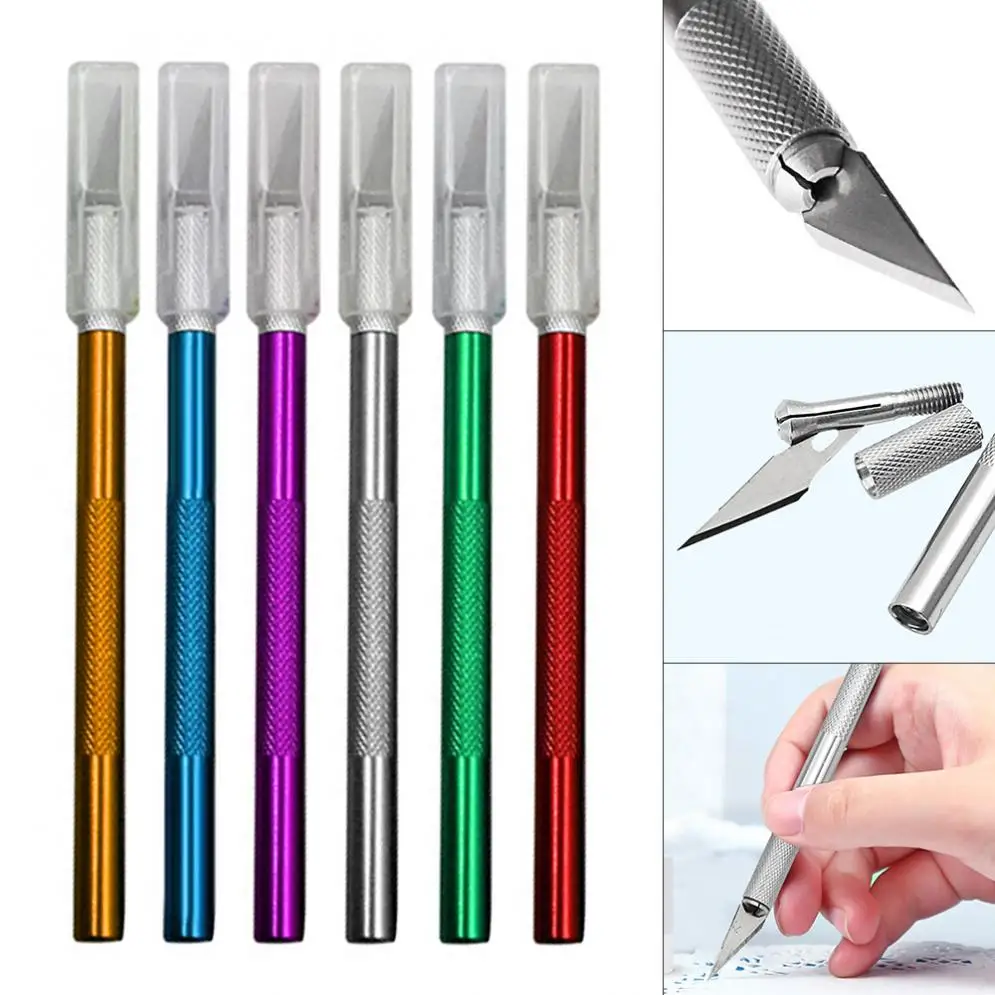 

Portable Metal Blades Non Slip Cutter Engraving Craft Blades for Mobile Phone Laptop PCB Repair Hand Tools