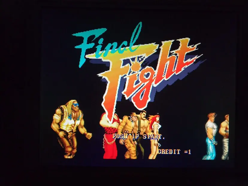 Arcade game board : Final Fight ( 8 characters version )