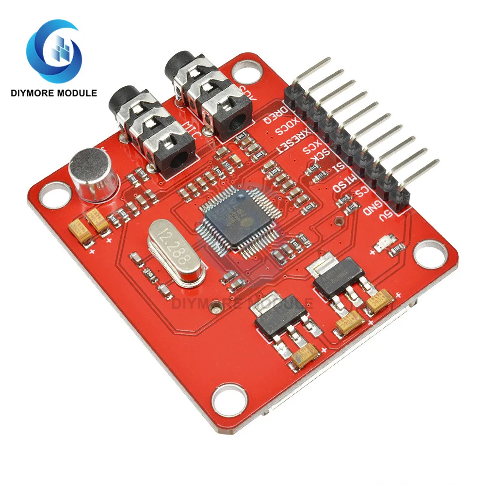 VS1053 VS1053B Audio Decoder DAC Board MP3 Stereo Hifi Player With Pins For Arduino Speakers Electric Toys