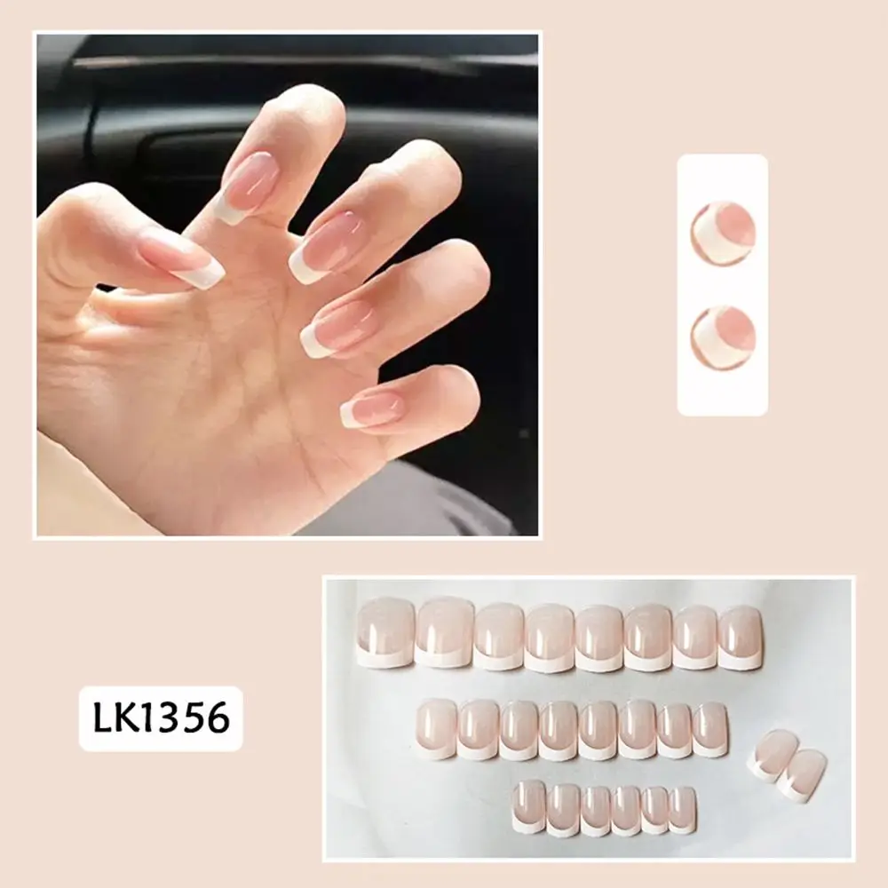 24pcs/Box Coffin Manicure Tool Artificial Wearable Ballerina False Nails Fake Nails Nail Tips