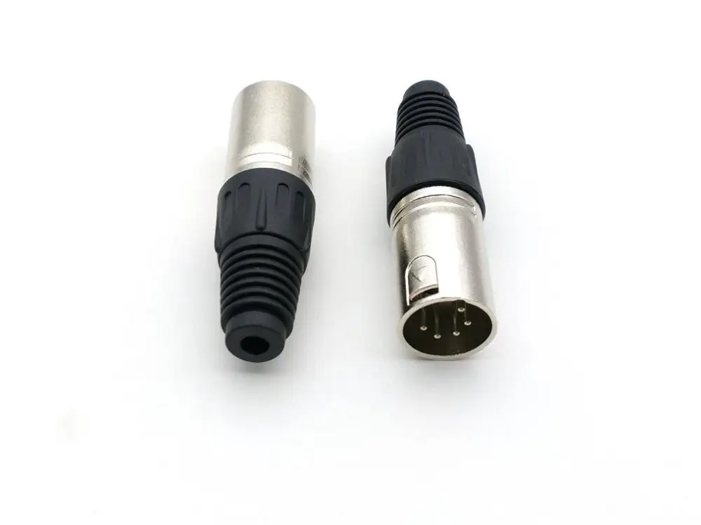 Imagem -04 - Conector Masculino da Solda de Xlr de 25 Peças Pinos para o Cabo do Microfone