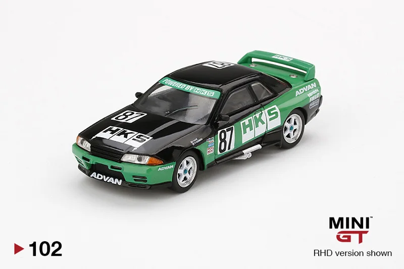 TSM MINIGT 1/64  #102  Skyline GT-R R32 Gr A #87  1992 A  Car Model gift