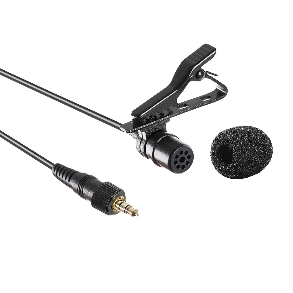 Saramonic SR-UM10-M1 Lavalier Lapel Microphone with Locking 1/8″ (3.5mm) TRS Male for DSLR Camera Camcorder Wireless Mic Youtube