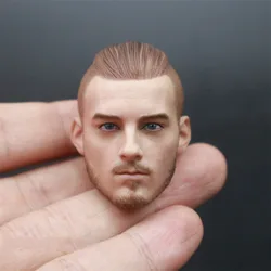 In Stock 1/6th Man Male Head Sculpture Model Of DAMTOYS DAM EBS001 Warrior Soldier Model For 12 inch Doll Action Collectable