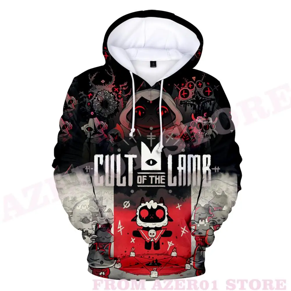 

Cult of the Lamb 3D Print Fashion Fall Winer Suit Hoodies Sportswear Hooded Youthful HIP HOP Style Women/Men The hooded