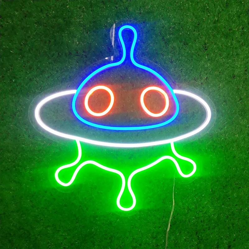 

LED Neon Light Sign Spaceship Astronaut Neon Wall Lights for Room Holiday Party Decor Kids Birthday Christmas Gift