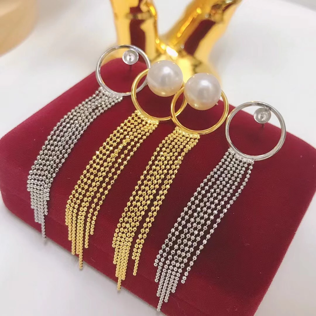 

NEW Style 925 Sterling Silver Earrings Findings Settings Base Mountings Parts Mounts for Coral Pearls Agate Crystal Stones Beads